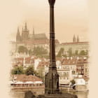 Miniatura fototapety Laterne in Prag