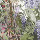 Miniatura fototapety Weiße Pfauen im Garten fragment #2