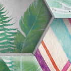 Miniatura fototapety Tropische Geometrie 3D fragment # 1