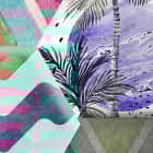 Miniatura fototapety Tropische Geometrie 3D fragment #2