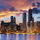 Miniatura fototapety Abend Chicago