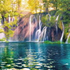 Miniatura fototapety Wasserfall im Wald