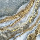Miniatura fototapety Goldene Wellen auf Marmor