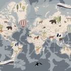 Miniatura fototapety Karte der Kontinente
