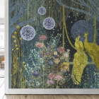 Miniatura fototapety Goldene Pfauen we wnętrzu przedpokoju