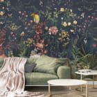 Miniatura fototapety Märchenhafte Blumen we wnętrzu salonu