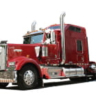Miniatura fototapety Großer roter LKW