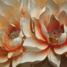 Miniatura fototapety Volumenblumen 3D