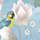 Miniatura fototapety Vögel im Garten Eden fragment # 1