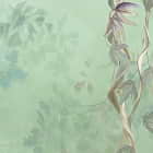 Miniatura fototapety Bunter tropischer Garten fragment #2