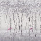Miniatura fototapety Flamingo im Abendwald