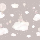 Miniatura fototapety Kaninchen auf den Wolken