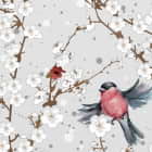 Miniatura fototapety Vögel auf blühenden Bäumen fragment # 1