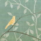 Miniatura fototapety Goldene Vögel auf den Zweigen fragment # 1