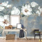 Miniatura fototapety Weiße Magnolie we wnętrzu przedpokoju