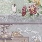 Miniatura fototapety Bunte Blumen in Blumentöpfen fragment #2