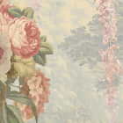 Miniatura fototapety Blumentöpfe und blühende Bäume fragment # 1