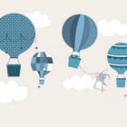 Miniatura fototapety Hasen und Luftballons