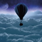 Miniatura fototapety Ball im Himmel 3D