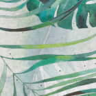 Miniatura fototapety Grüne Blätter an der Wand fragment #2