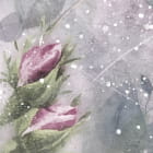 Miniatura fototapety Kleine rosa Blüten fragment #2