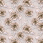 Miniatura fototapety Rosen- und Blütenblattmuster