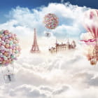 Miniatura fototapety Heißluftballonfahrt