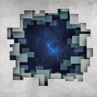 Miniatura fototapety Universum hinter der Wand
