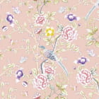 Miniatura fototapety Blumen auf rosa Hintergrund