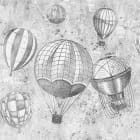 Miniatura fototapety Graue Luftballons