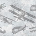 Miniatura fototapety Doppeldecker am Himmel