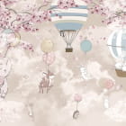 Miniatura fototapety Luftballons auf beigem Hintergrund