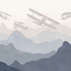 Miniatura fototapety Berge und Flugzeuge
