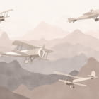 Miniatura fototapety Flugzeuge über den Bergen Sepia