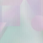 Miniatura fototapety Rosa und blaue Geometrie