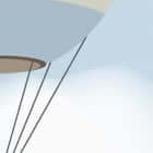 Miniatura fototapety Luftballons am Himmel fragment #2