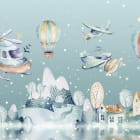 Miniatura fototapety Lustiger Winterflug