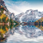 Miniatura fototapety Geheimnisvoller Bergsee