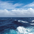 Miniatura fototapety Leichte Wellen auf dem Meer