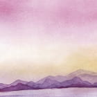 Miniatura fototapety Aquarell Berglandschaft