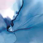 Miniatura fototapety Dunkelblaues Aquarell fragment #2