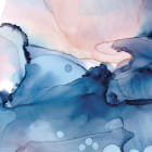 Miniatura fototapety Dunkelblaues Aquarell