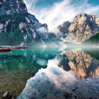 Miniatura fototapety Morgendämmerung in den Alpen