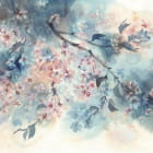 Miniatura fototapety Sakura-Blüten-Aquarell