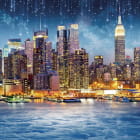 Miniatura fototapety Sternenfall in New York
