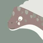 Miniatura fototapety Niedliche Dinosaurier fragment #2