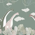 Miniatura fototapety Niedliche Dinosaurier