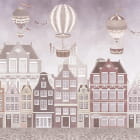 Miniatura fototapety Luftballons über der Stadt