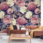 Miniatura fototapety Malerische Blumen we wnętrzu salonu