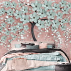 Miniatura fototapety Baum des Glücks 3D we wnętrzu sypialni